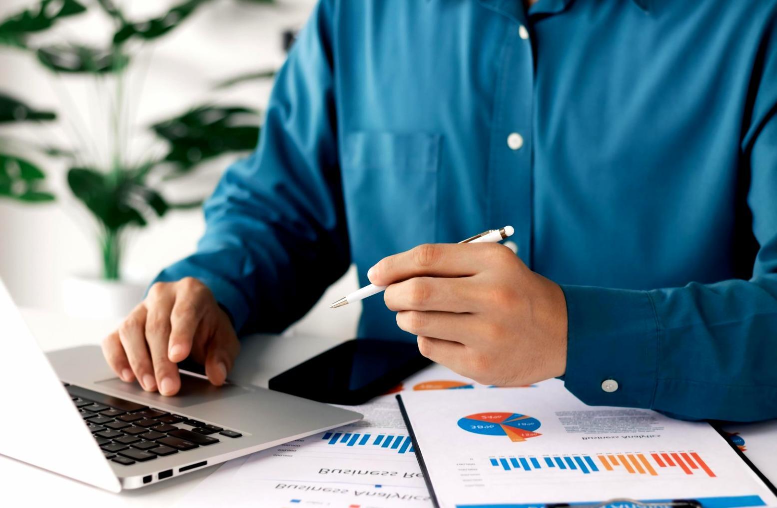 Modern computer setup with development tools and coding environment